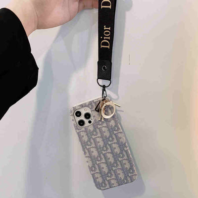 Fashionable iPhone Accessory with Dior Keychain