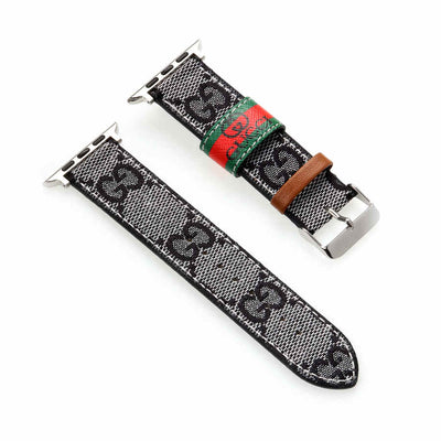 Iconic Burberry Check Pattern on Apple Watch Strap