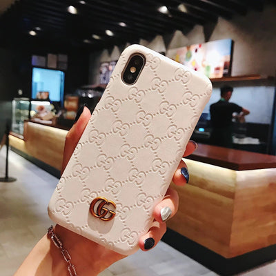 Luxury Phone Case with Gucci Branding