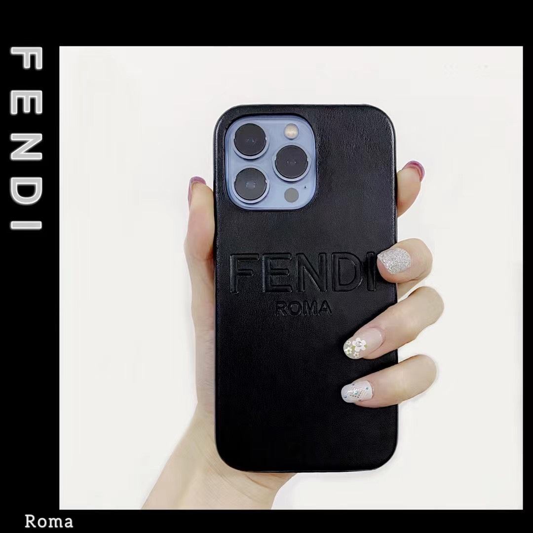 Designer Fendi vintage phone case for iPhone with Italian craftsmanship