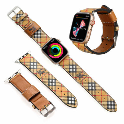 Luxury GG & Bur Strap for Apple Watch