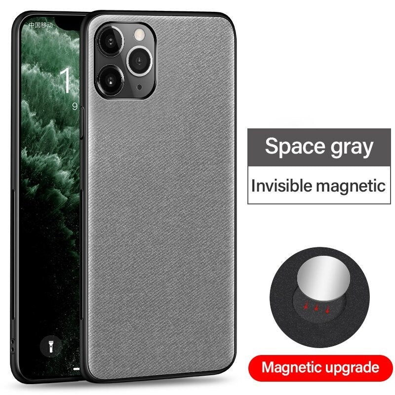 Ultra-thin Magnetic Car Holder Phone Case