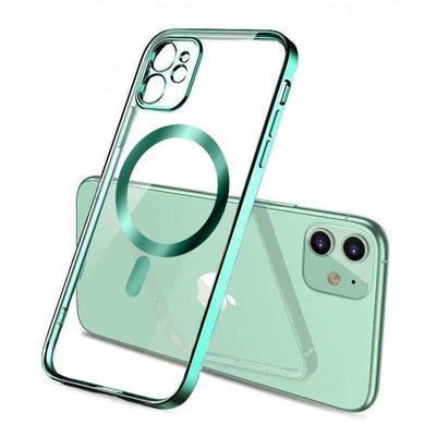 Transparent Magnetic Charging TPU Protective Cover