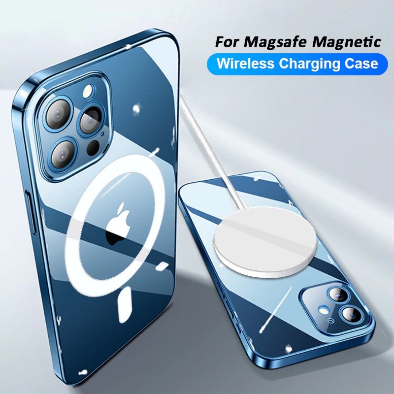 Transparent Magnetic Wireless Charging Phone Case 