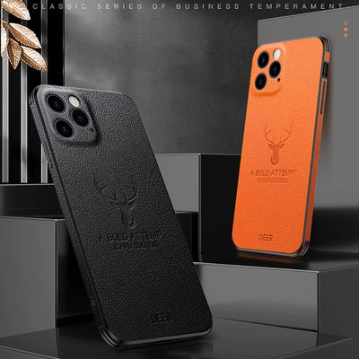 Deer Square iPhone Case | iPhone Leather Deer Case | Easy Cases