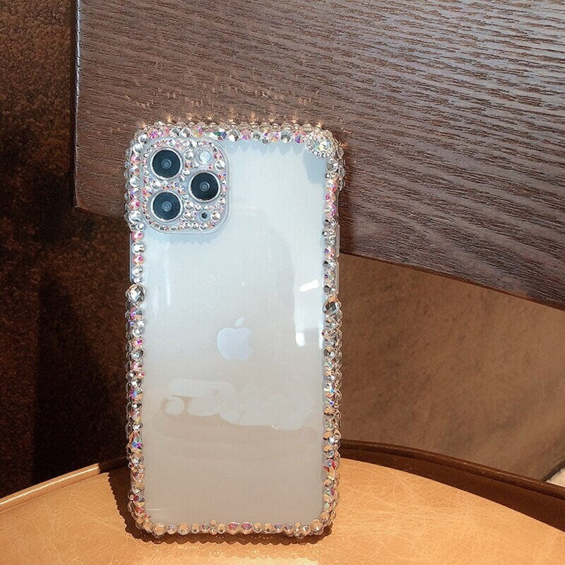 iPhone Diamond Glitter Clear Cover | Glitter Clear Cover | Easy Cases
