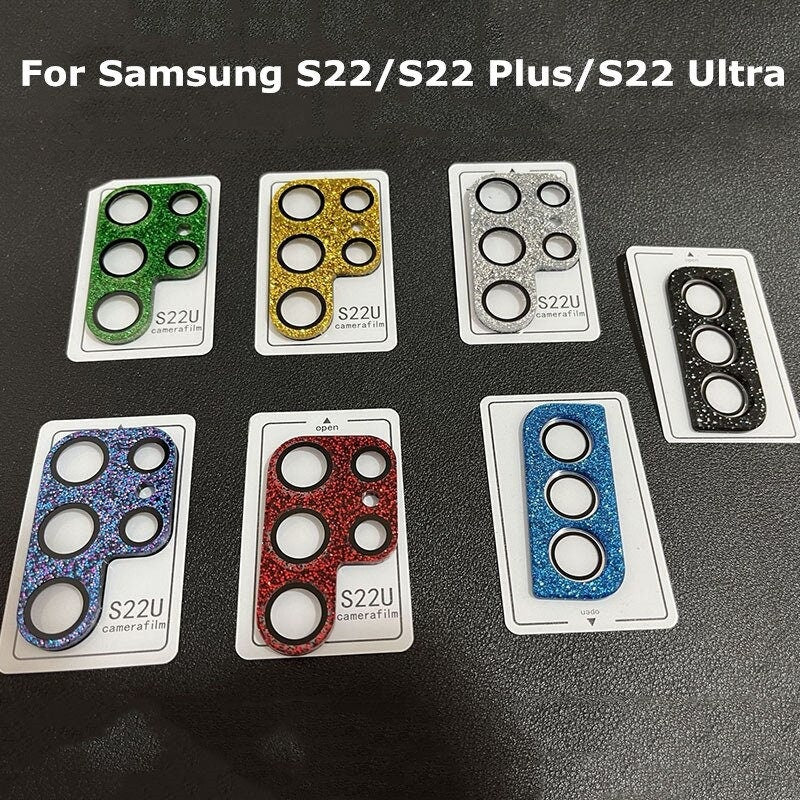 Samsung S22 Glitter Lens Glass | S22 Lens Protector | Easy Cases